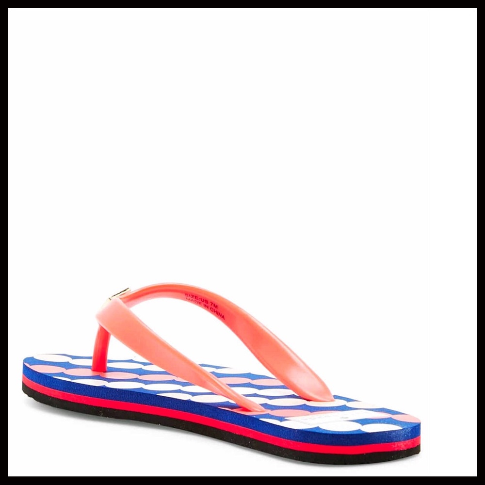 KATE SPADE SANDALS Signature Print Flip Flops - Picture 6 of 7